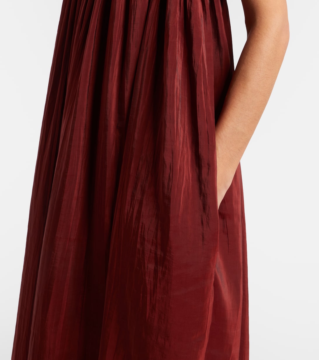 Midikleid aus Taft | Saint Laurent