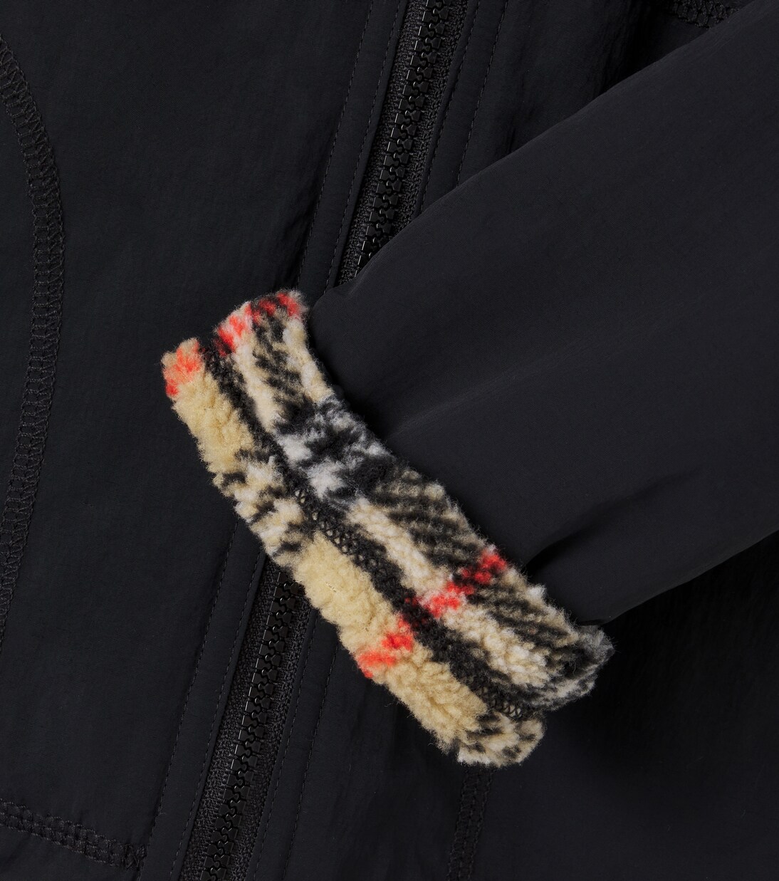 Burberry Check reversible teddy jacket | Burberry Kids