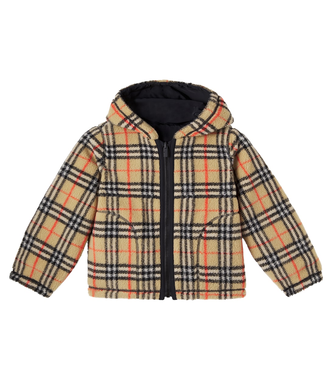 Burberry Check reversible teddy jacket | Burberry Kids