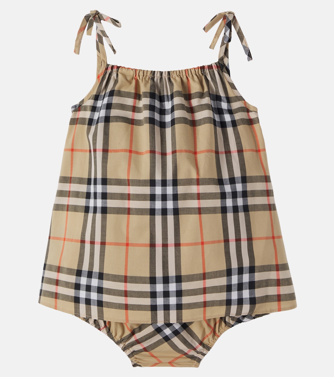 Baby Set aus Kleid und Höschen aus Baumwolle | Burberry Kids