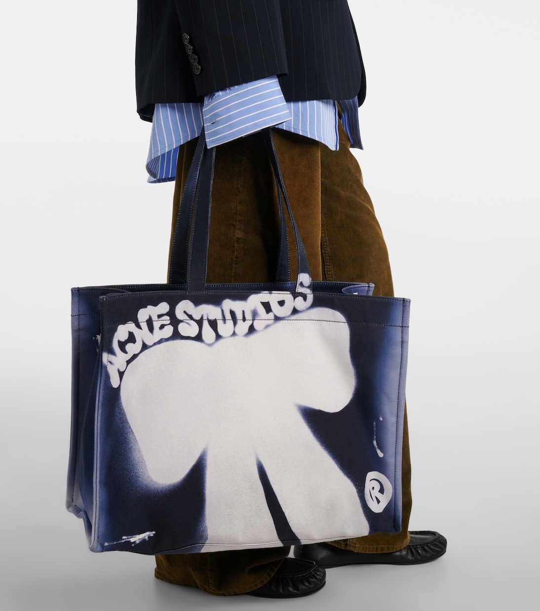 Logo canvas tote bag | Acne Studios