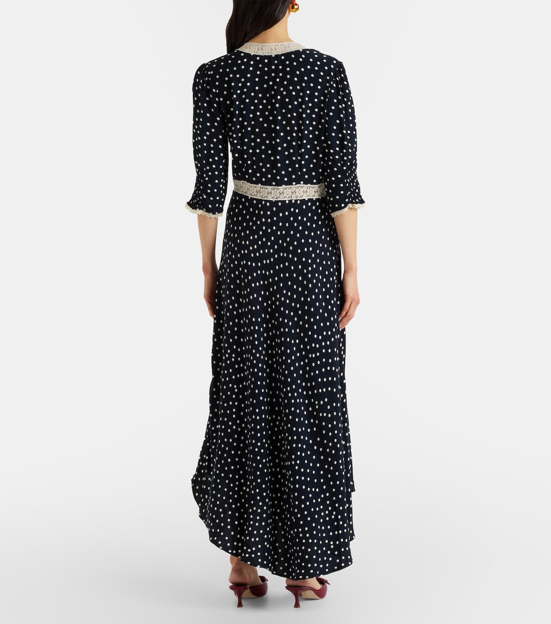 Midikleid Amina aus Crêpe | Rixo