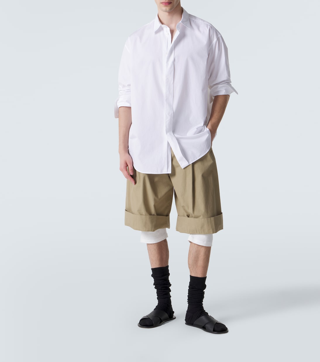 Bermuda-Shorts Satya aus Baumwolle | The Row