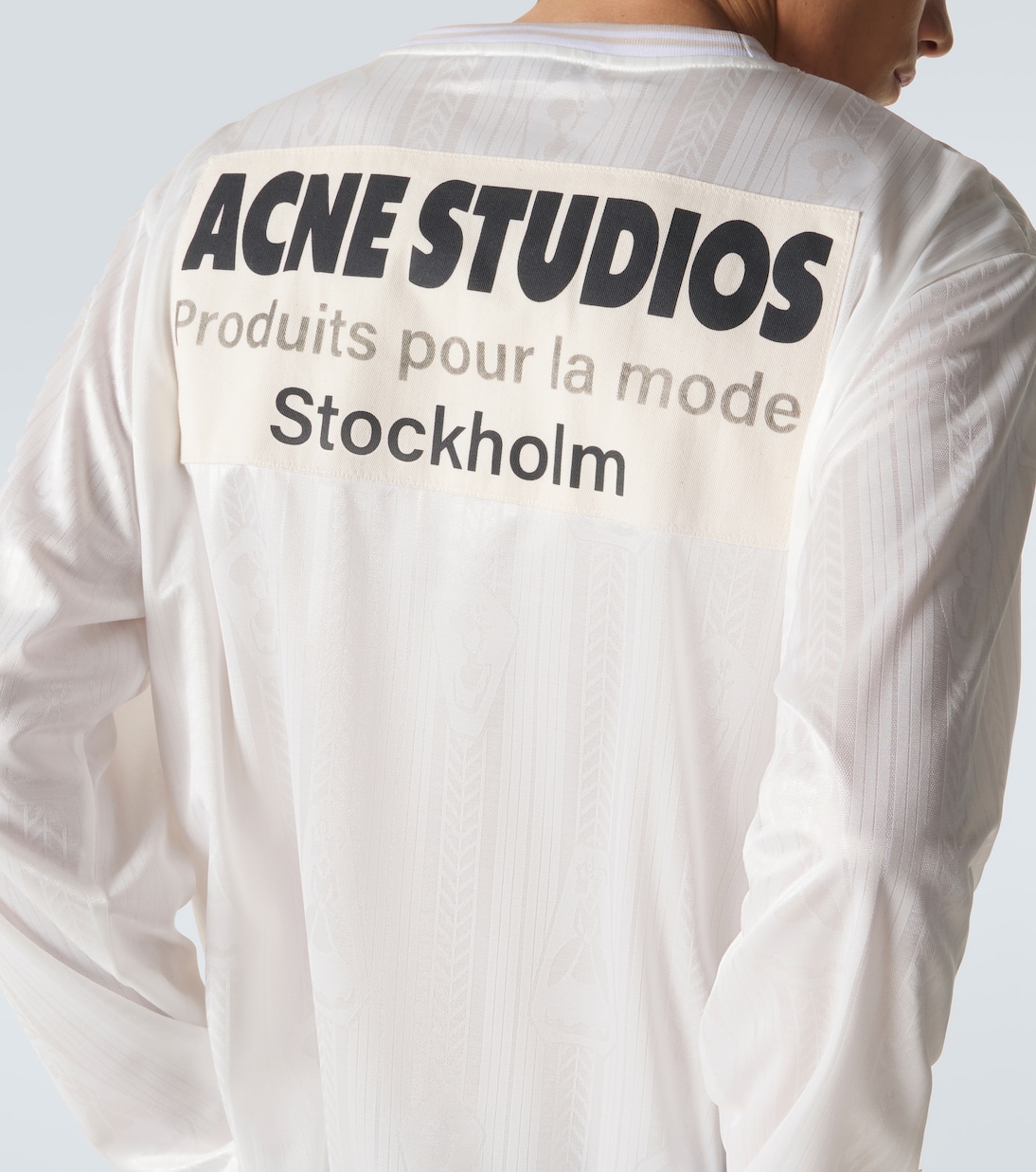 Logo striped T-shirt | Acne Studios