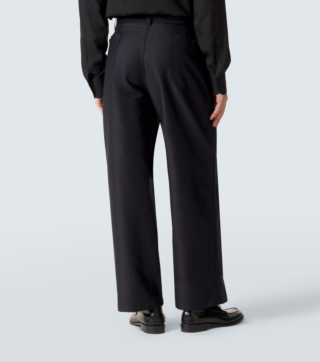 Pantaloni da completo in raso di cotone | Lemaire