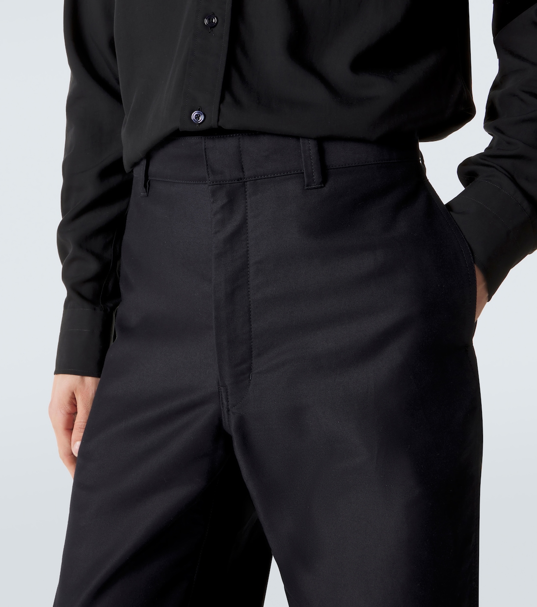 Pantaloni da completo in raso di cotone | Lemaire