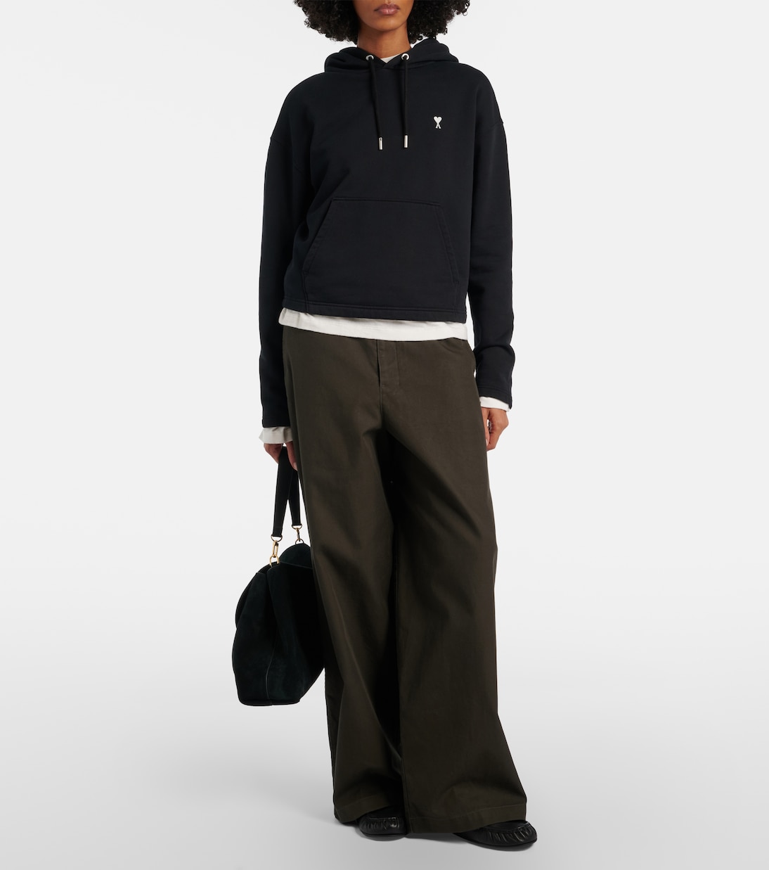 Ami de Cœur cotton jersey hoodie | Ami Paris