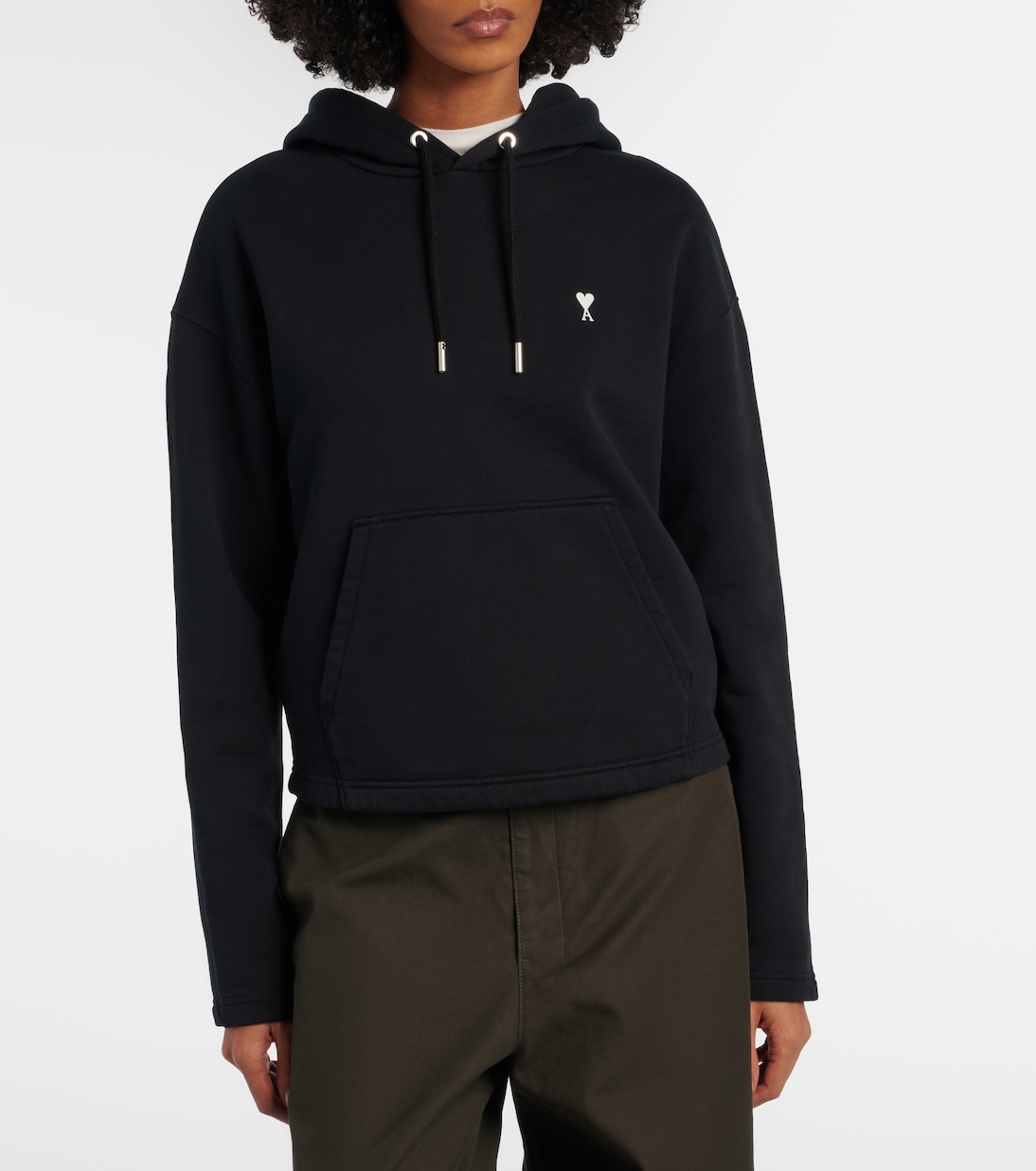 Ami de Cœur cotton jersey hoodie | Ami Paris