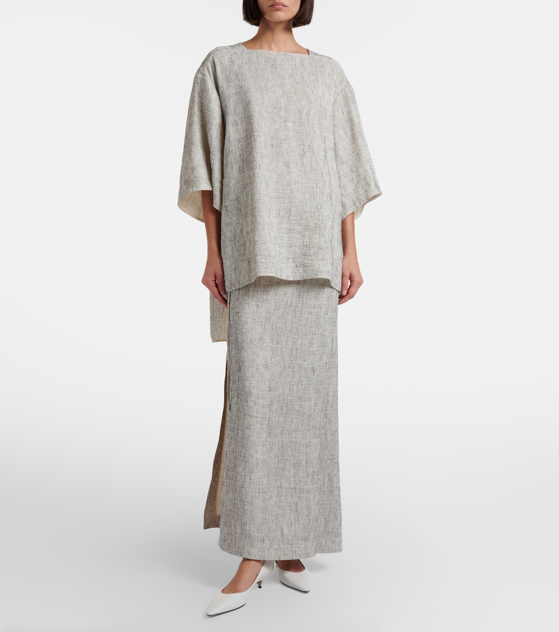 Top Hamza aus Leinen und Seide | The Row