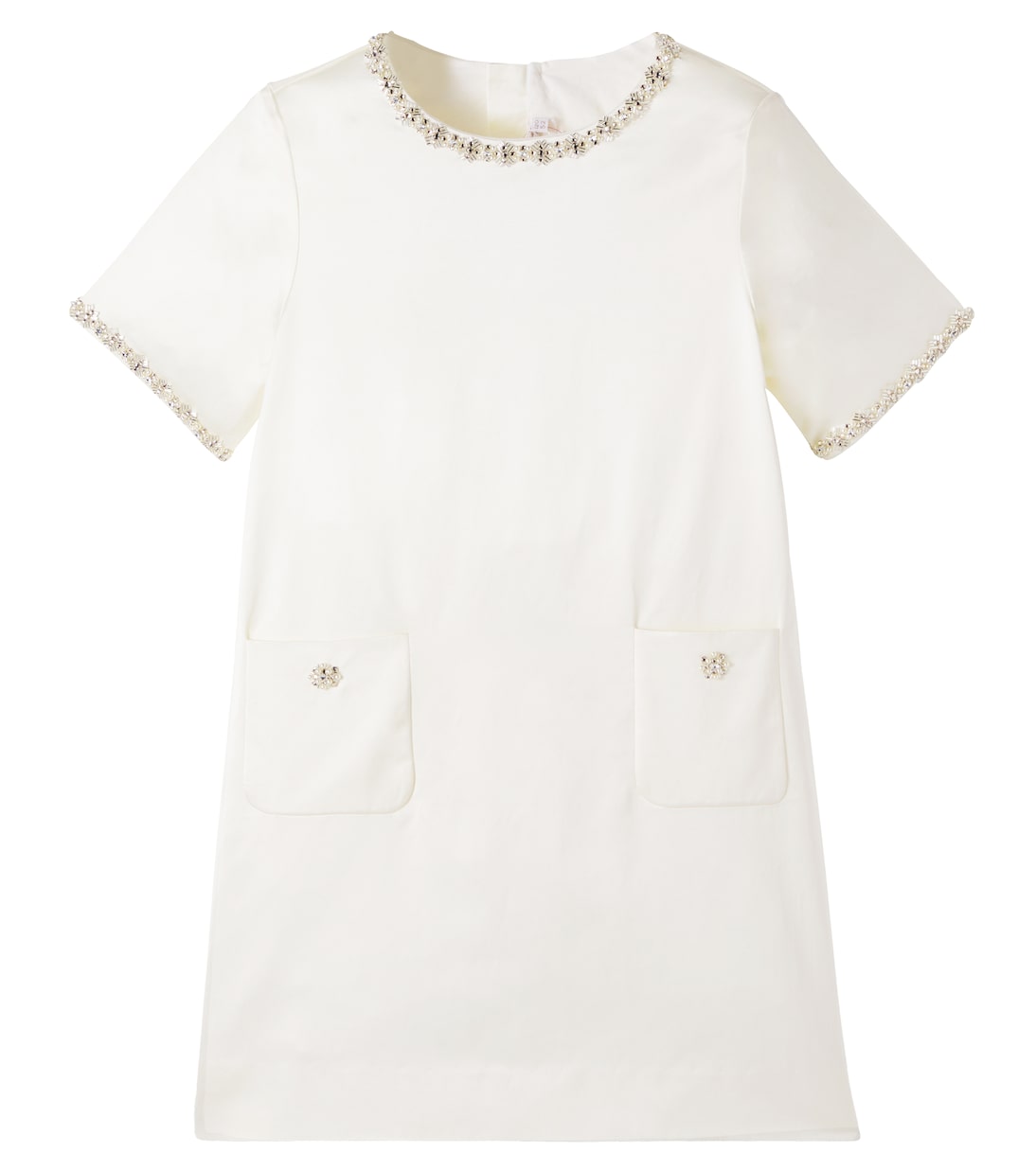 Robe Lanelle en satin et coton mélangé | Bonpoint