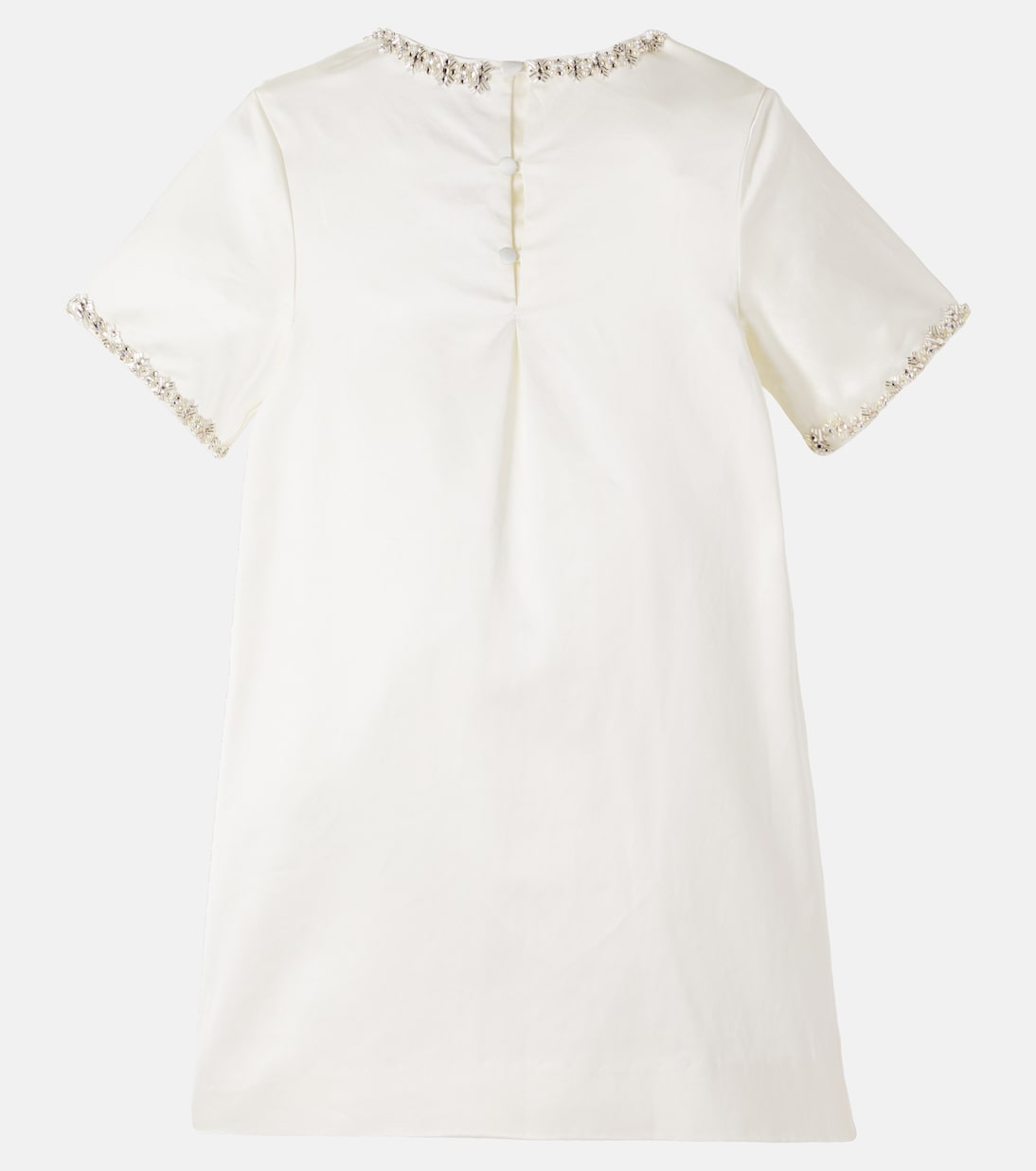 Robe Lanelle en satin et coton mélangé | Bonpoint