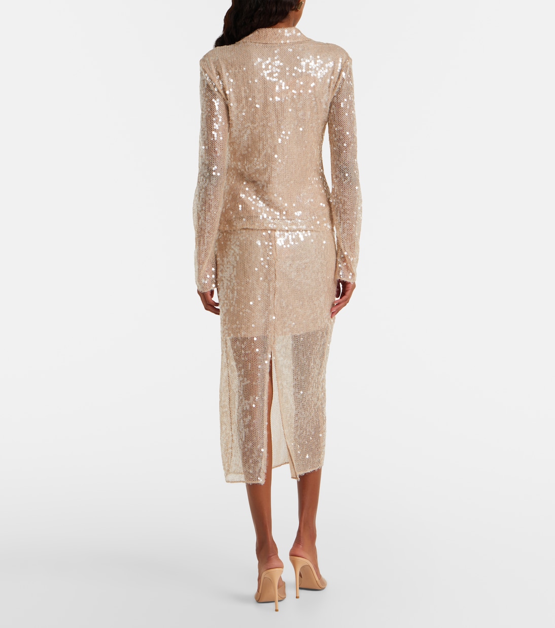 Jupe midi Allora à sequins | Veronica Beard