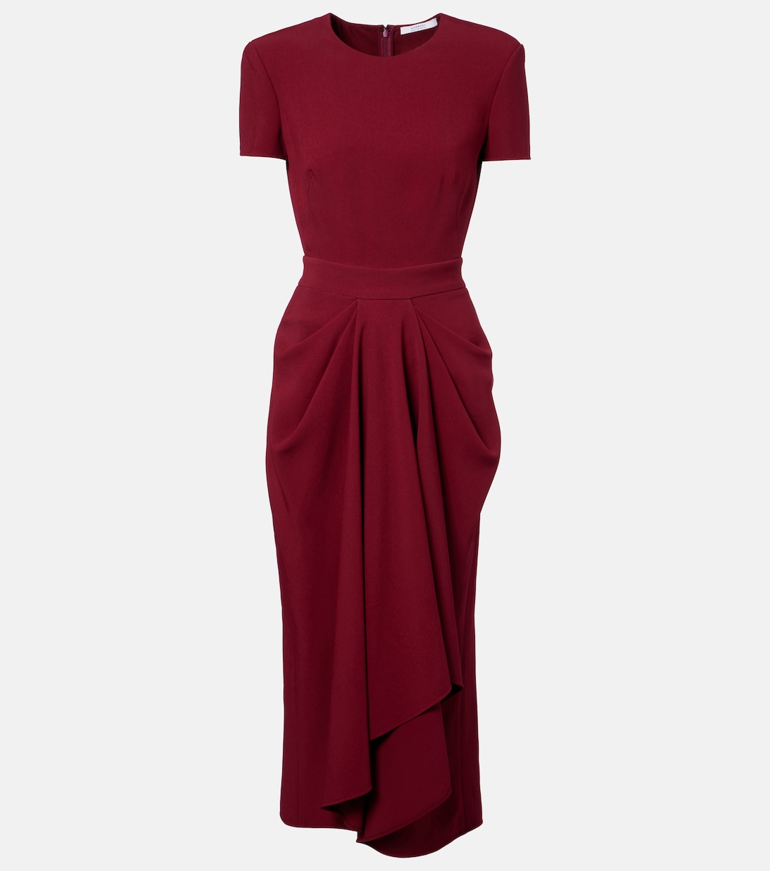 Asymmetrical draped midi dress | Givenchy