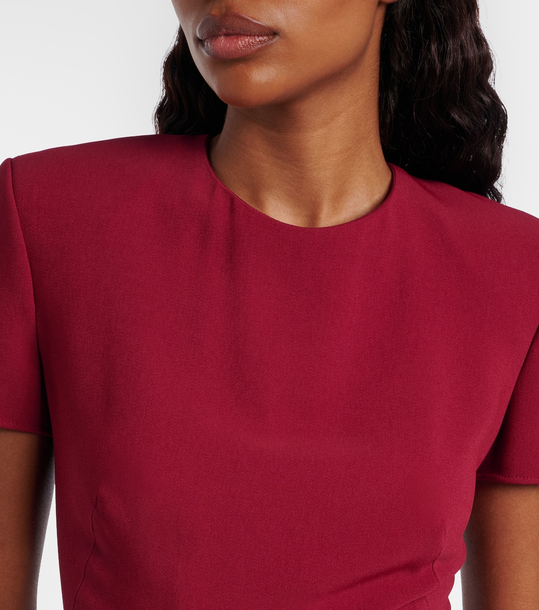 Asymmetrical draped midi dress | Givenchy