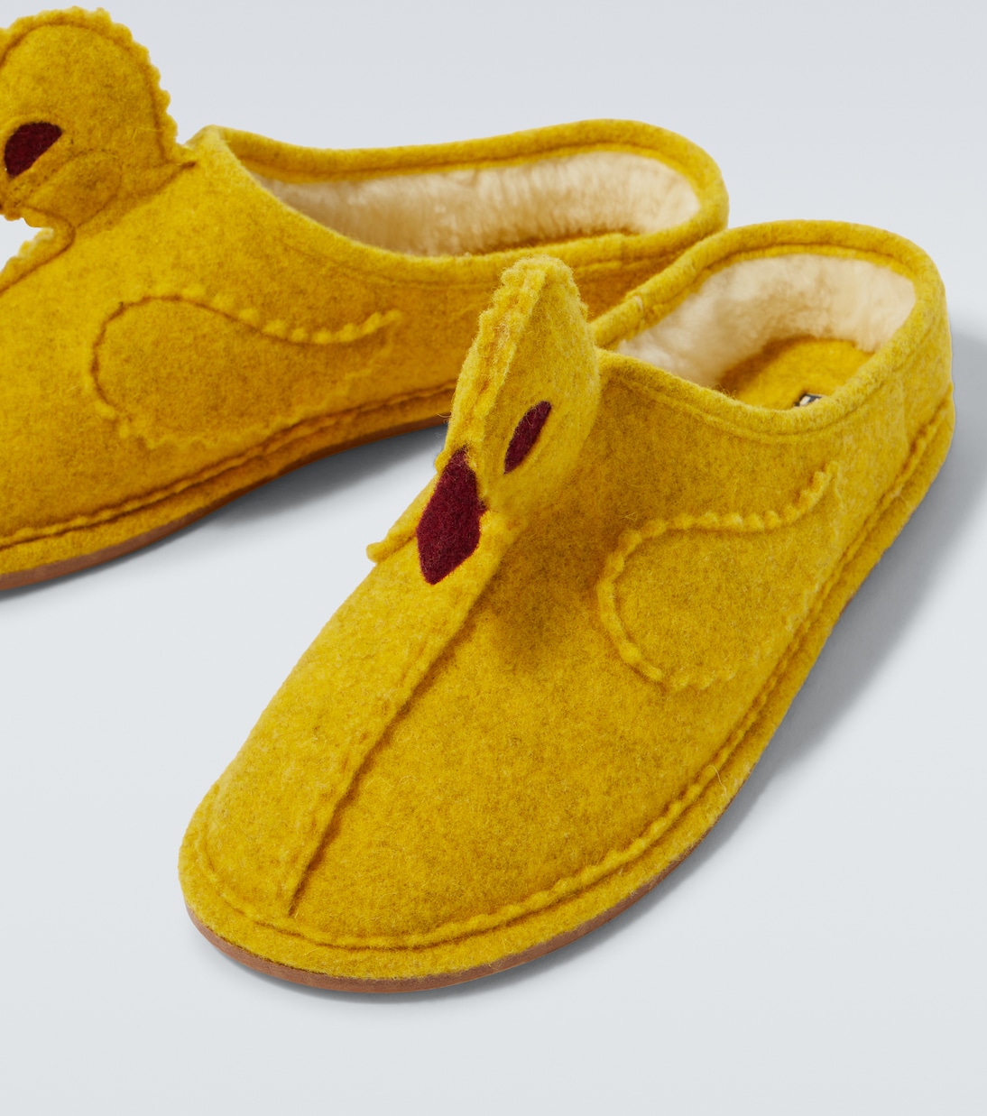 Wool-blend slippers | Bode
