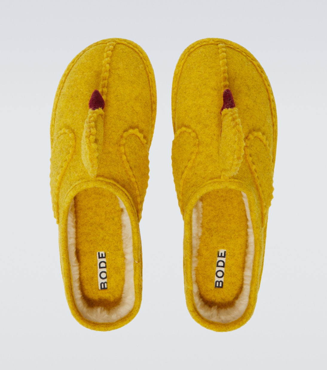 Wool-blend slippers | Bode
