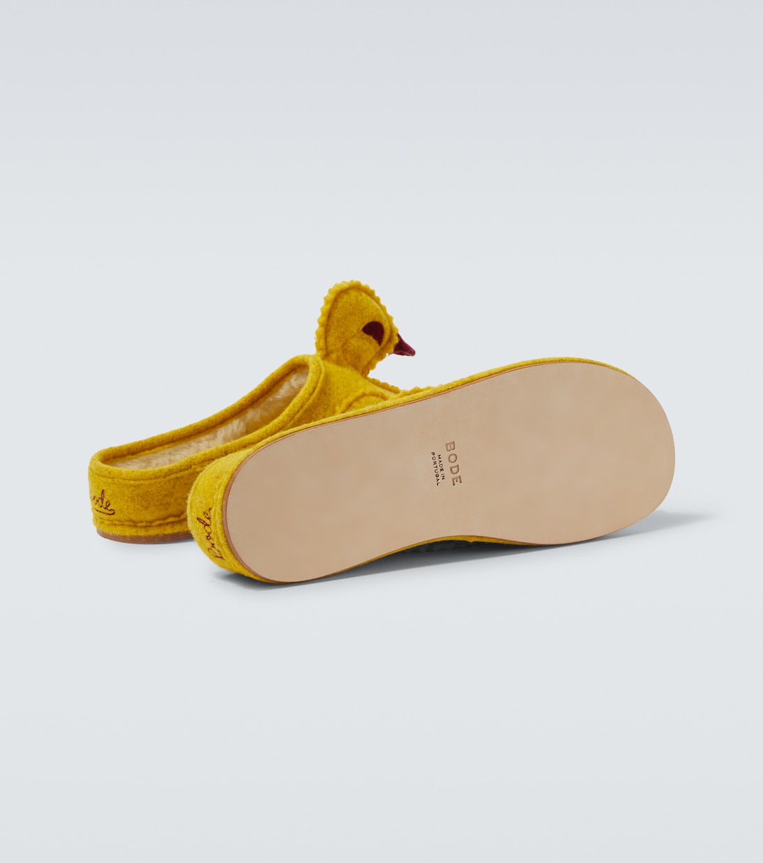 Wool-blend slippers | Bode