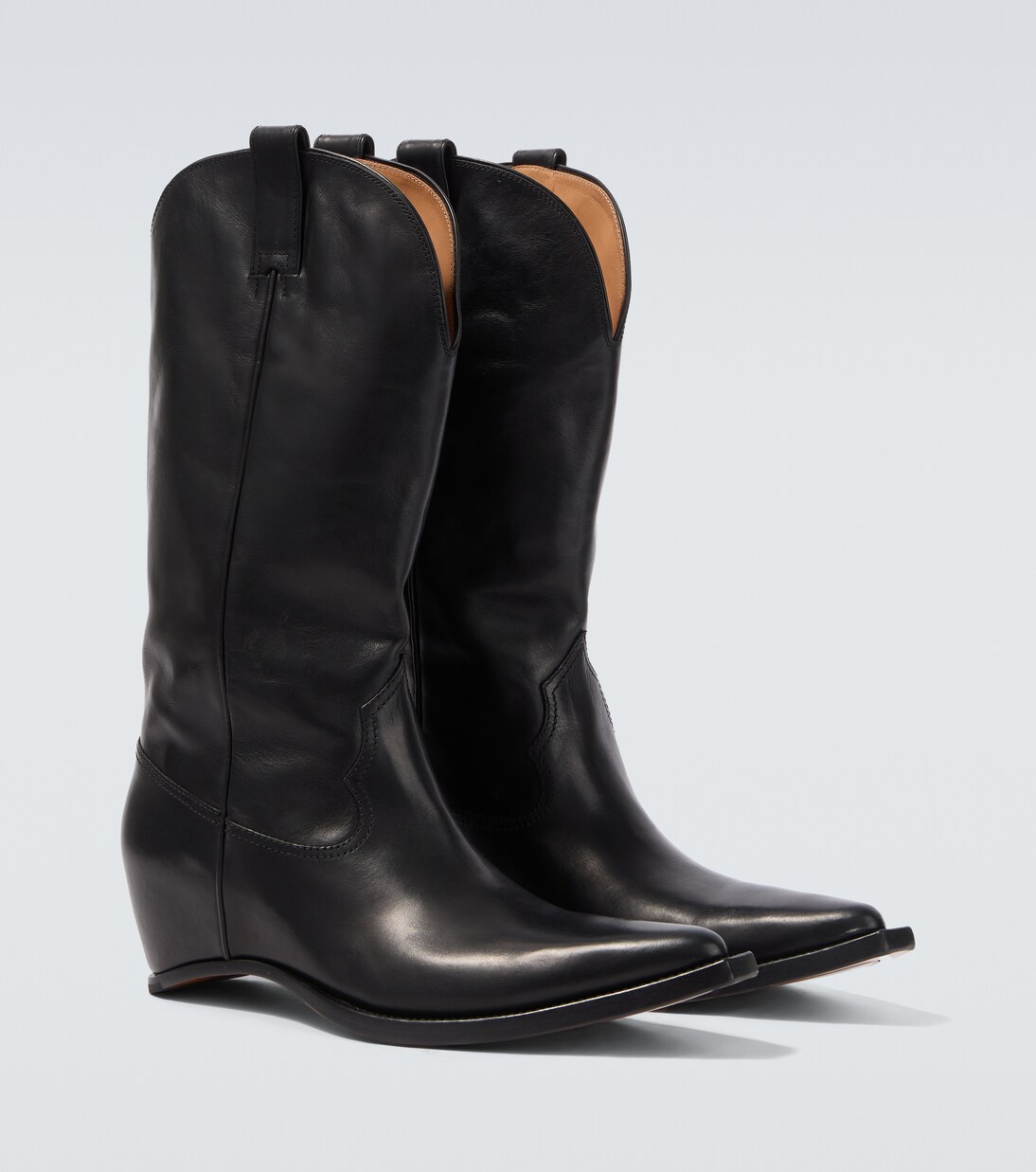 Westernstiefel Heel-Less aus Leder | Maison Margiela
