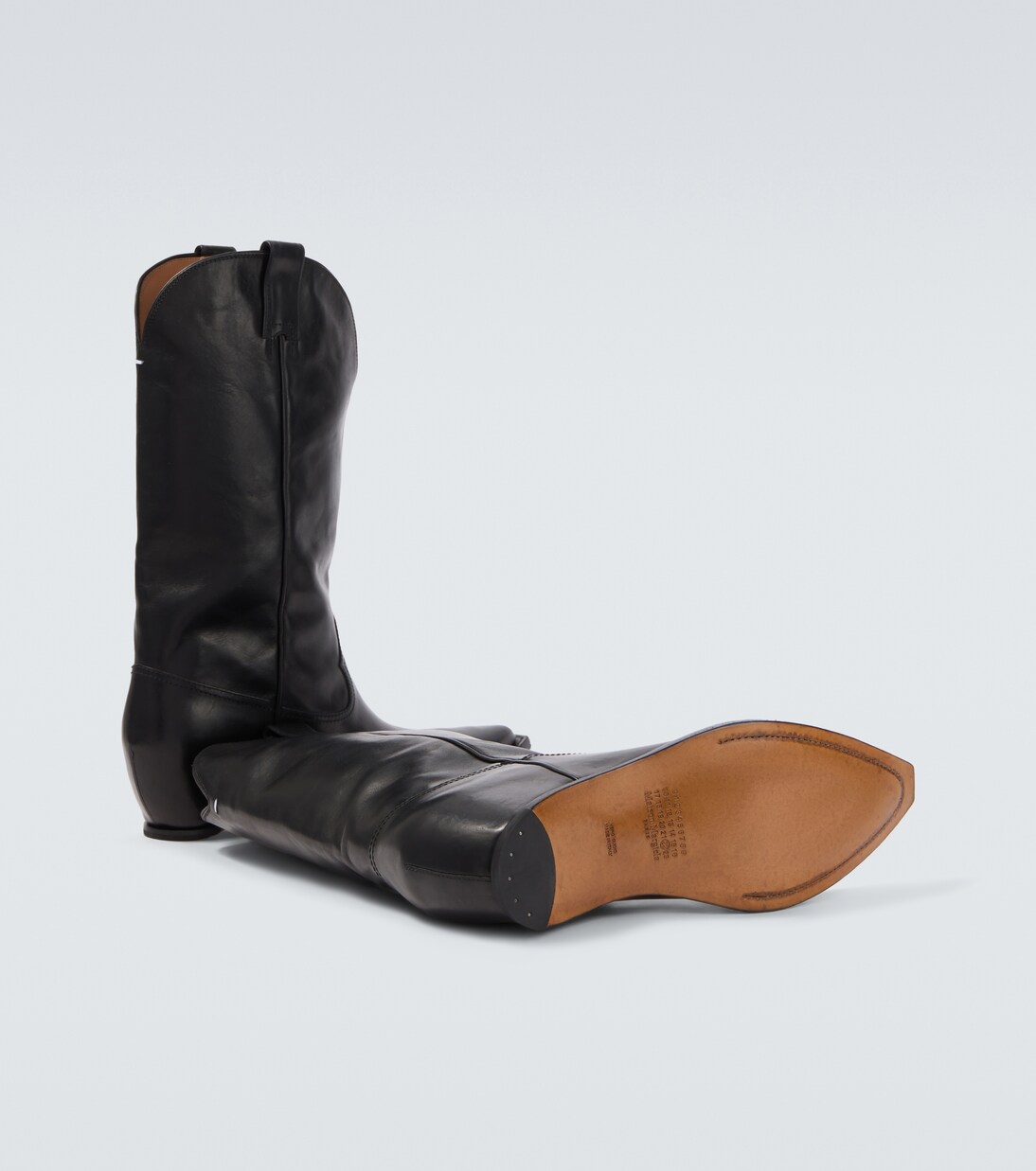 Westernstiefel Heel-Less aus Leder | Maison Margiela