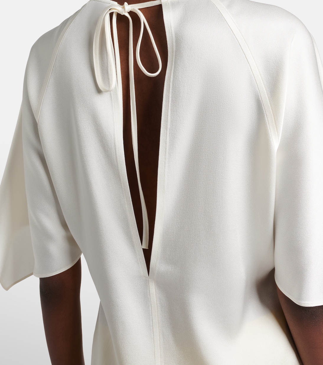 Open-back satin top | Stella McCartney