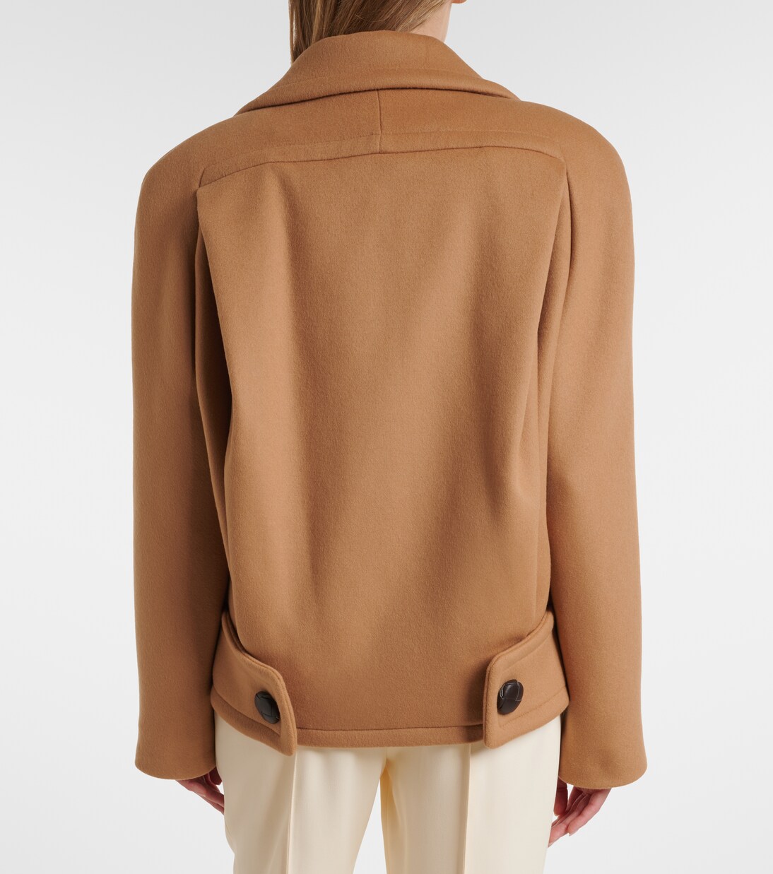 Cropped-Peacoat aus Wolle | Stella McCartney