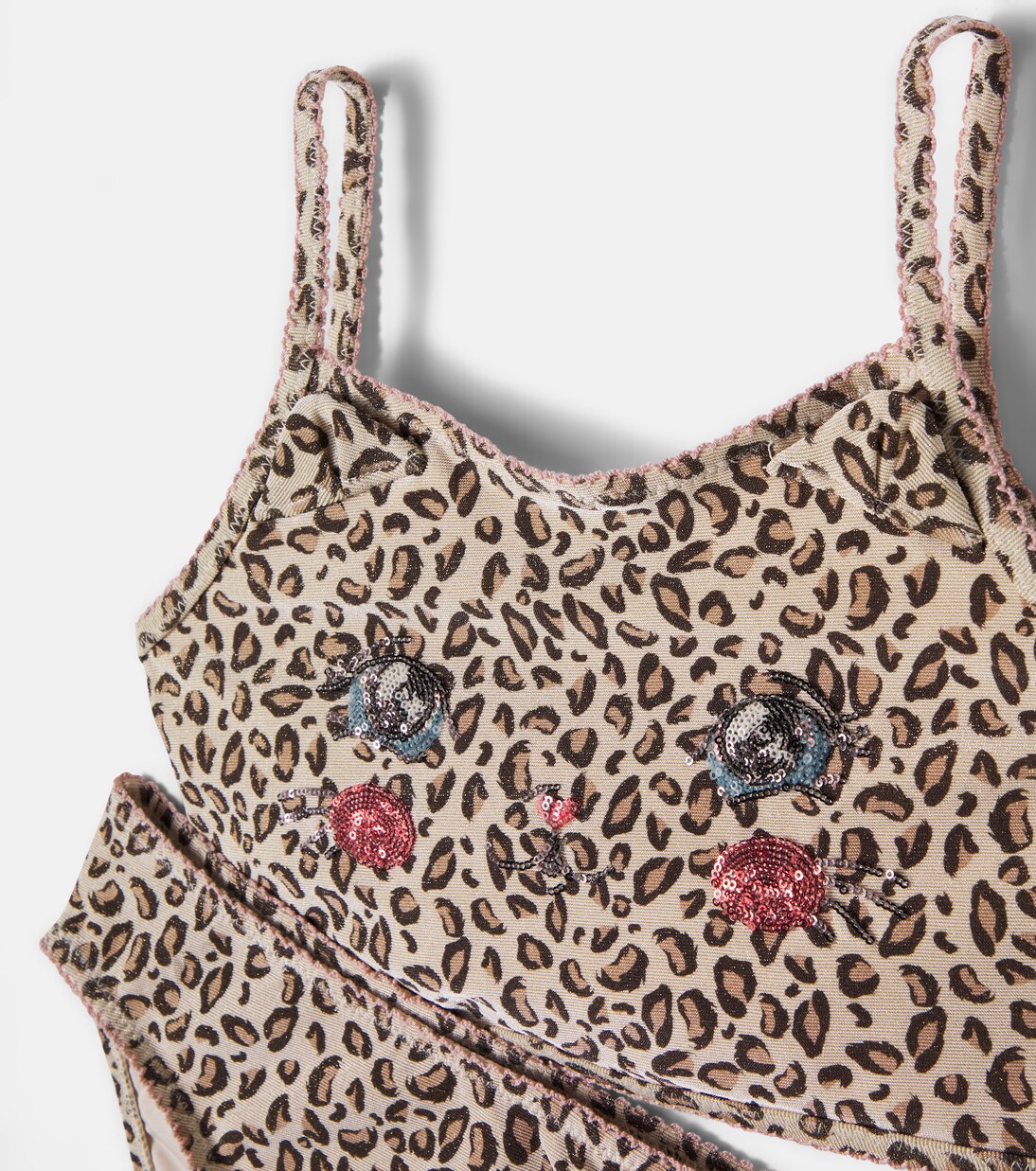 Kitty leopard-print sequined bikini | Konges Sløjd