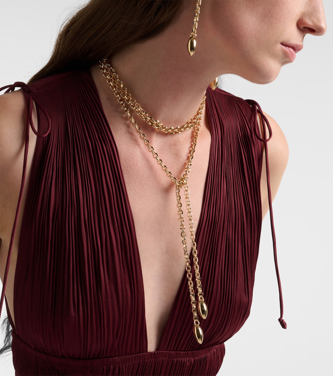 14kt gold-plated chain necklace | Jennifer Fisher