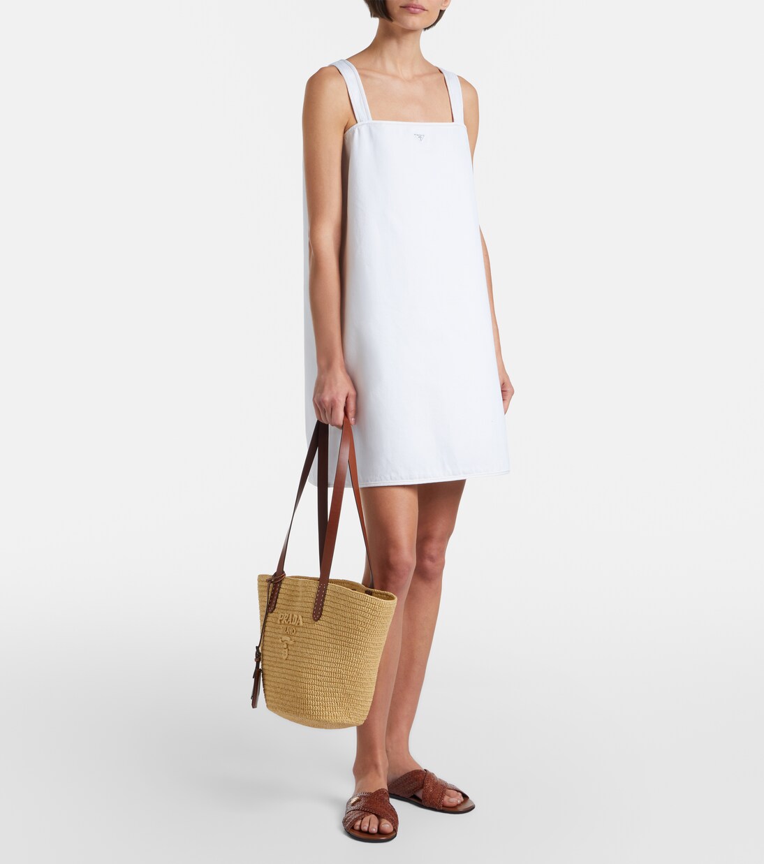 Tote Bag Medium aus Häkelstrick | Prada