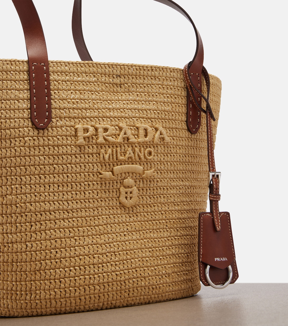 Tote Bag Medium aus Häkelstrick | Prada
