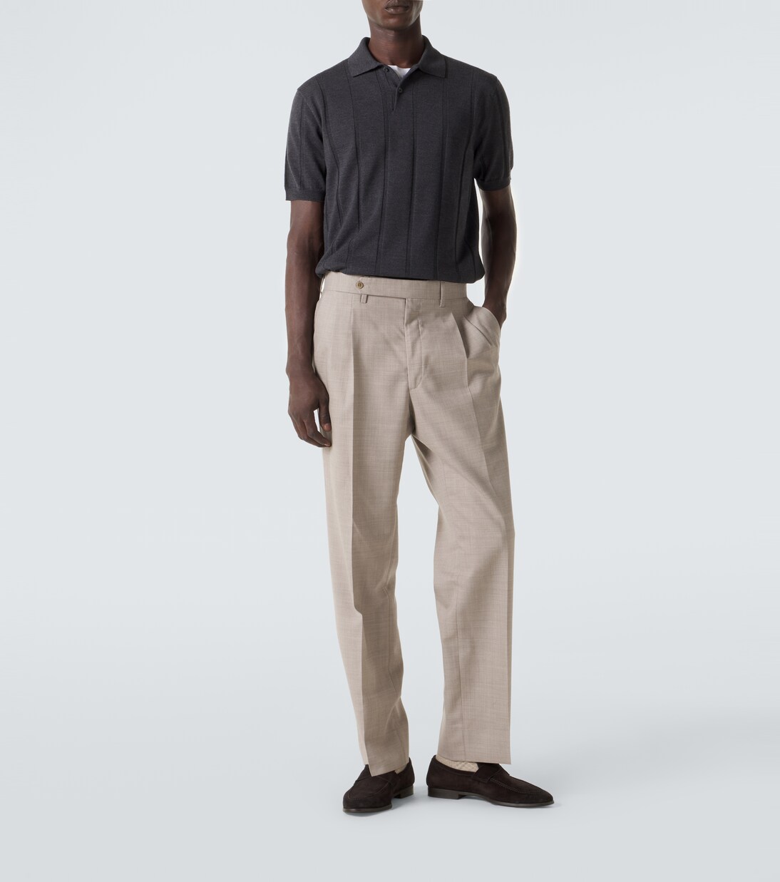 Polo de lana virgen | Canali