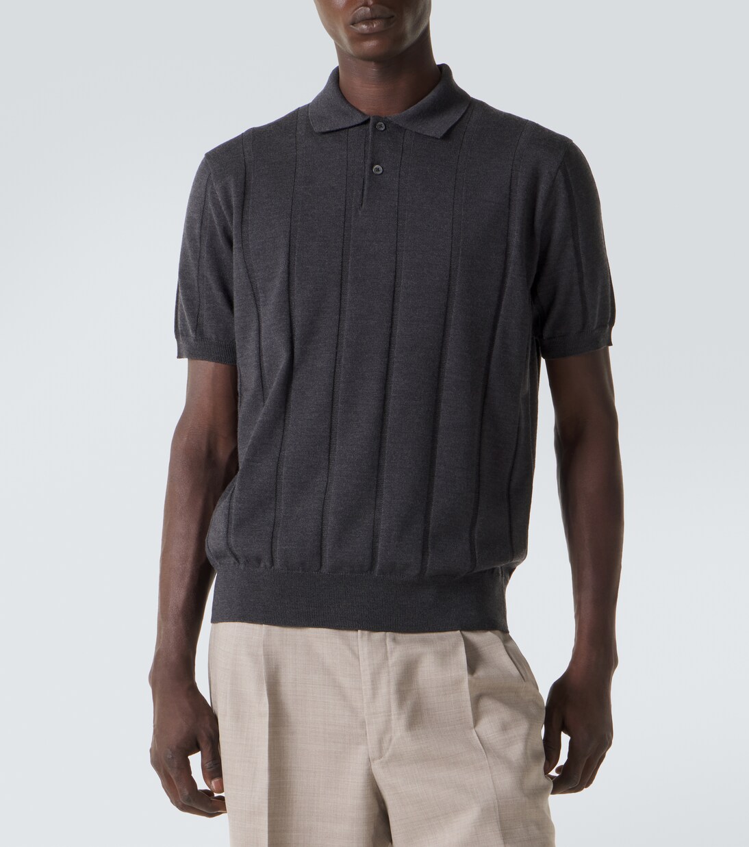 Polo de lana virgen | Canali