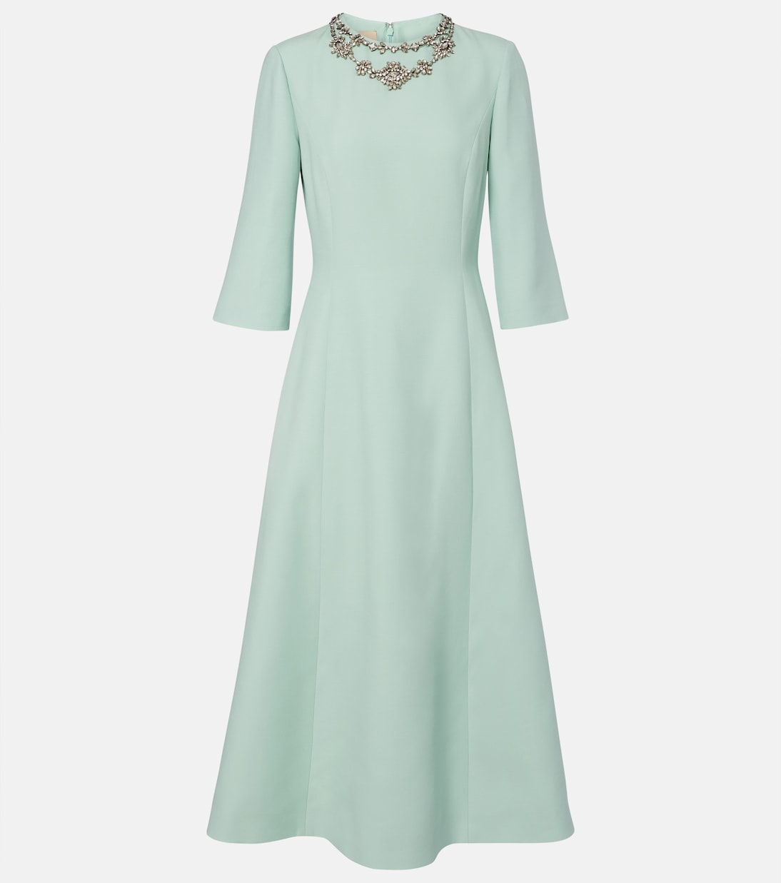 Crepe Couture embellished midi dress | Valentino