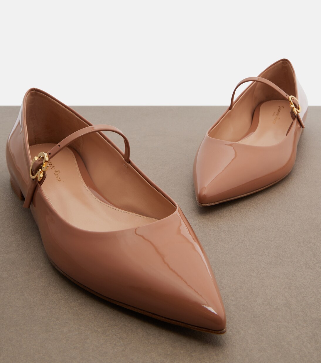 Patent leather Mary Jane flats | Gianvito Rossi