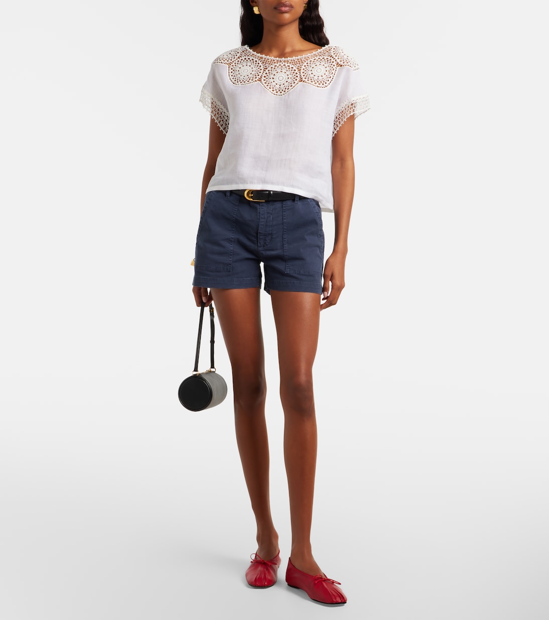 Utility cotton shorts | Nili Lotan