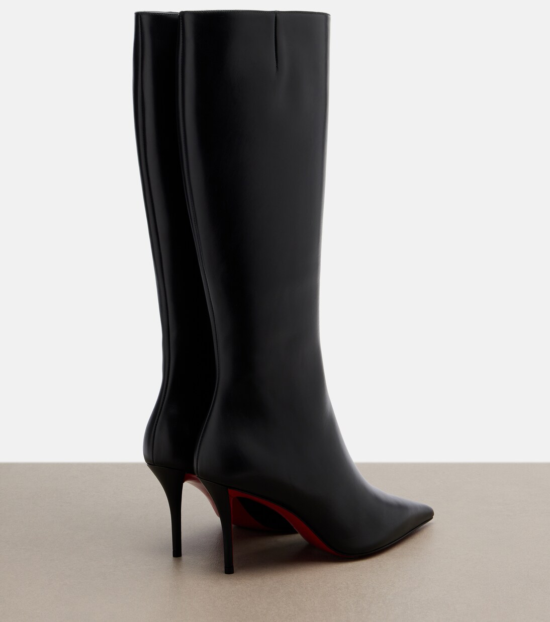 بوت للركبة من الجلد Miss Z | Christian Louboutin