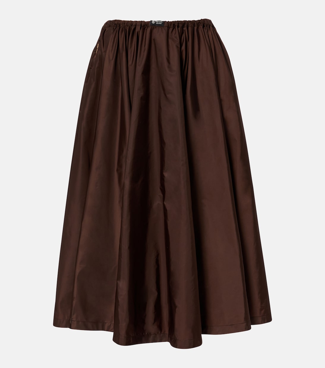 Re-Nylon pleated midi skirt | Prada