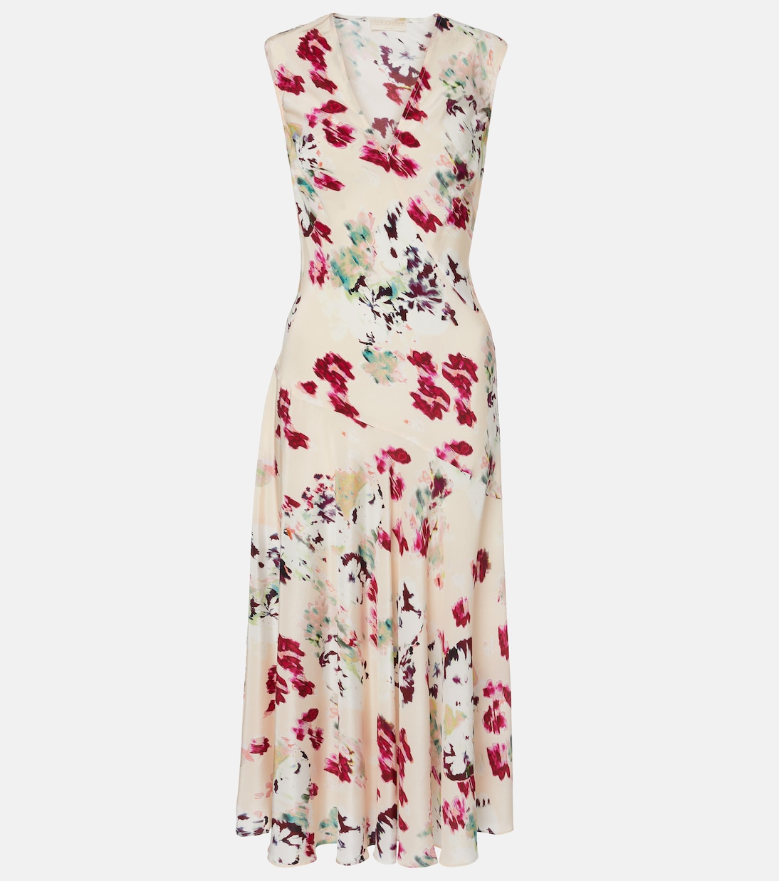 Robe Elowen en soie à imprimé floral | Ulla Johnson