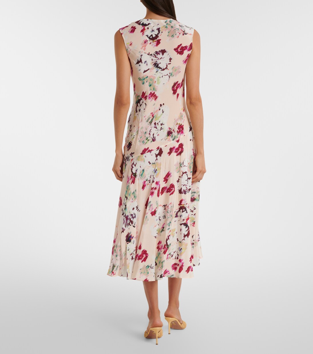 Robe Elowen en soie à imprimé floral | Ulla Johnson