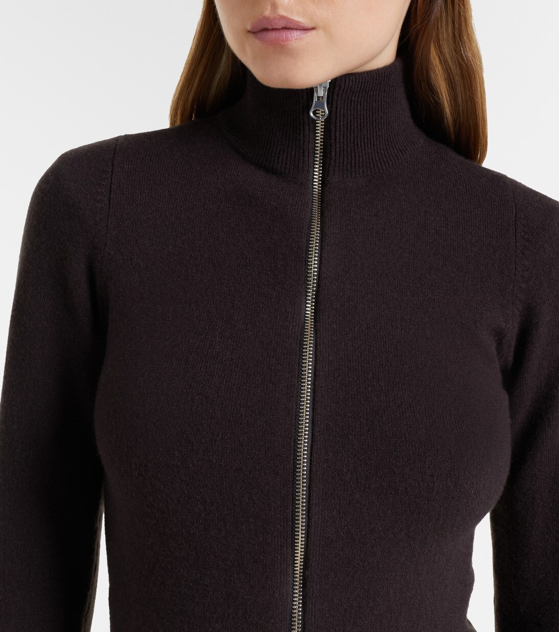 N°302 Lemon cashmere-blend zip-up cardigan | Extreme Cashmere