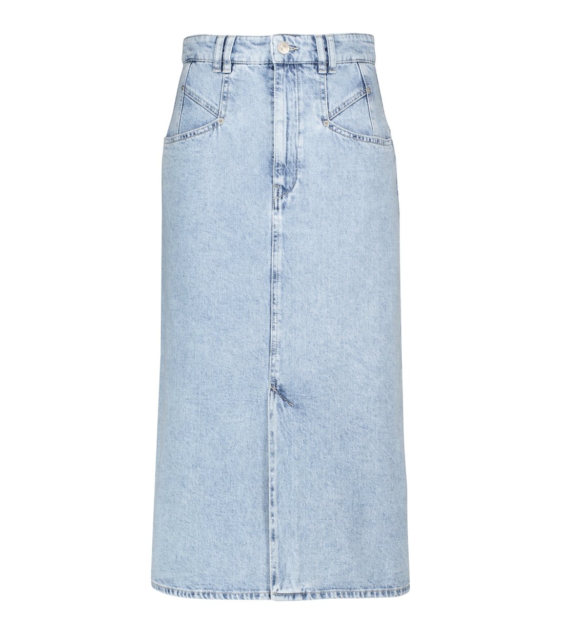 Dipoma high-rise midi denim skirt | Isabel Marant