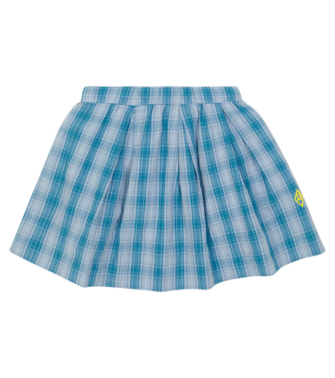 Bird checked cotton skirt | The Animals Observatory