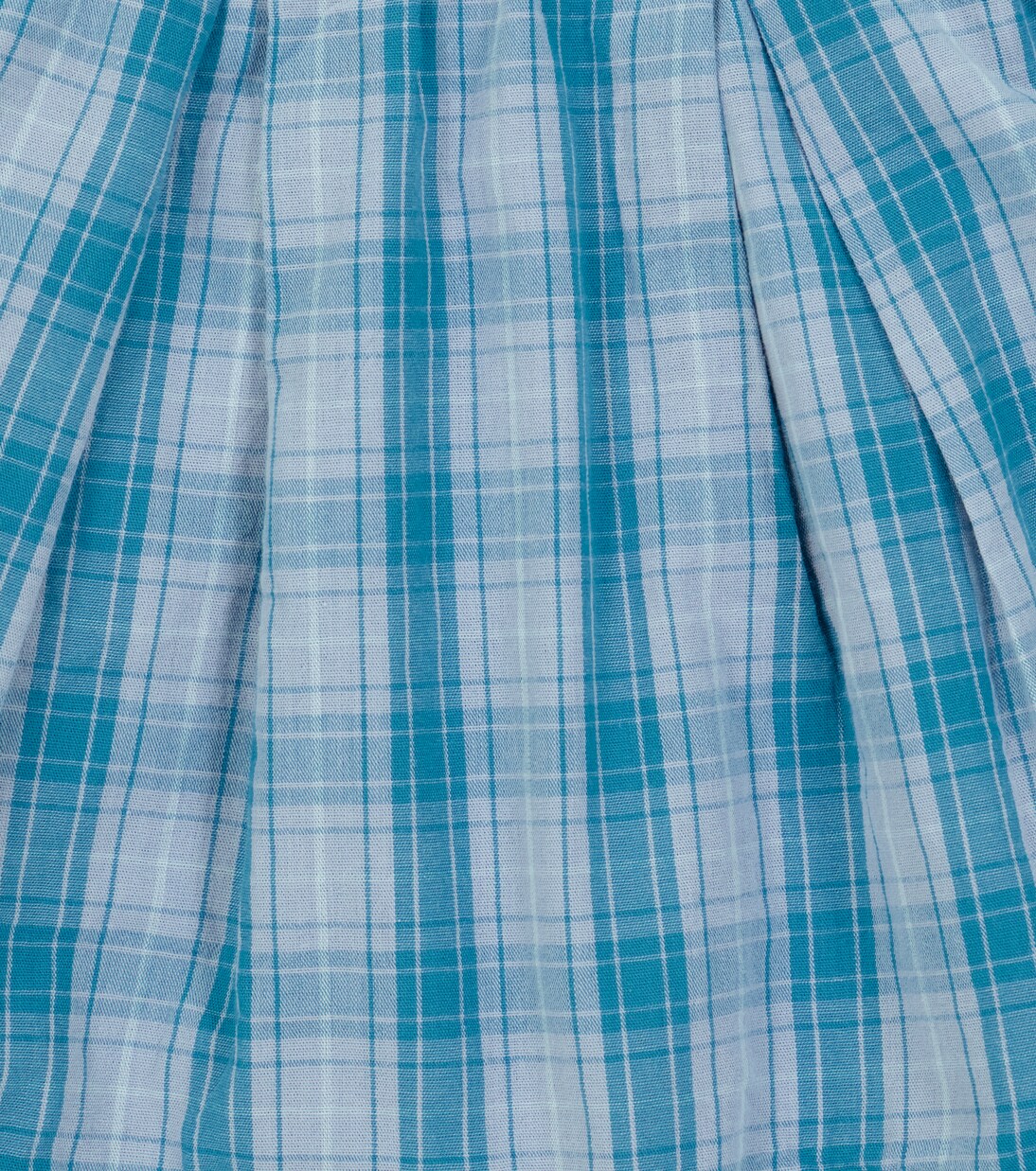 Bird checked cotton skirt | The Animals Observatory