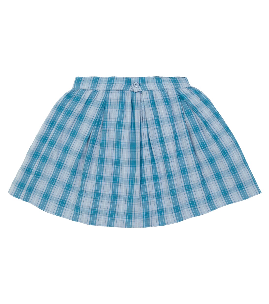 Bird checked cotton skirt | The Animals Observatory