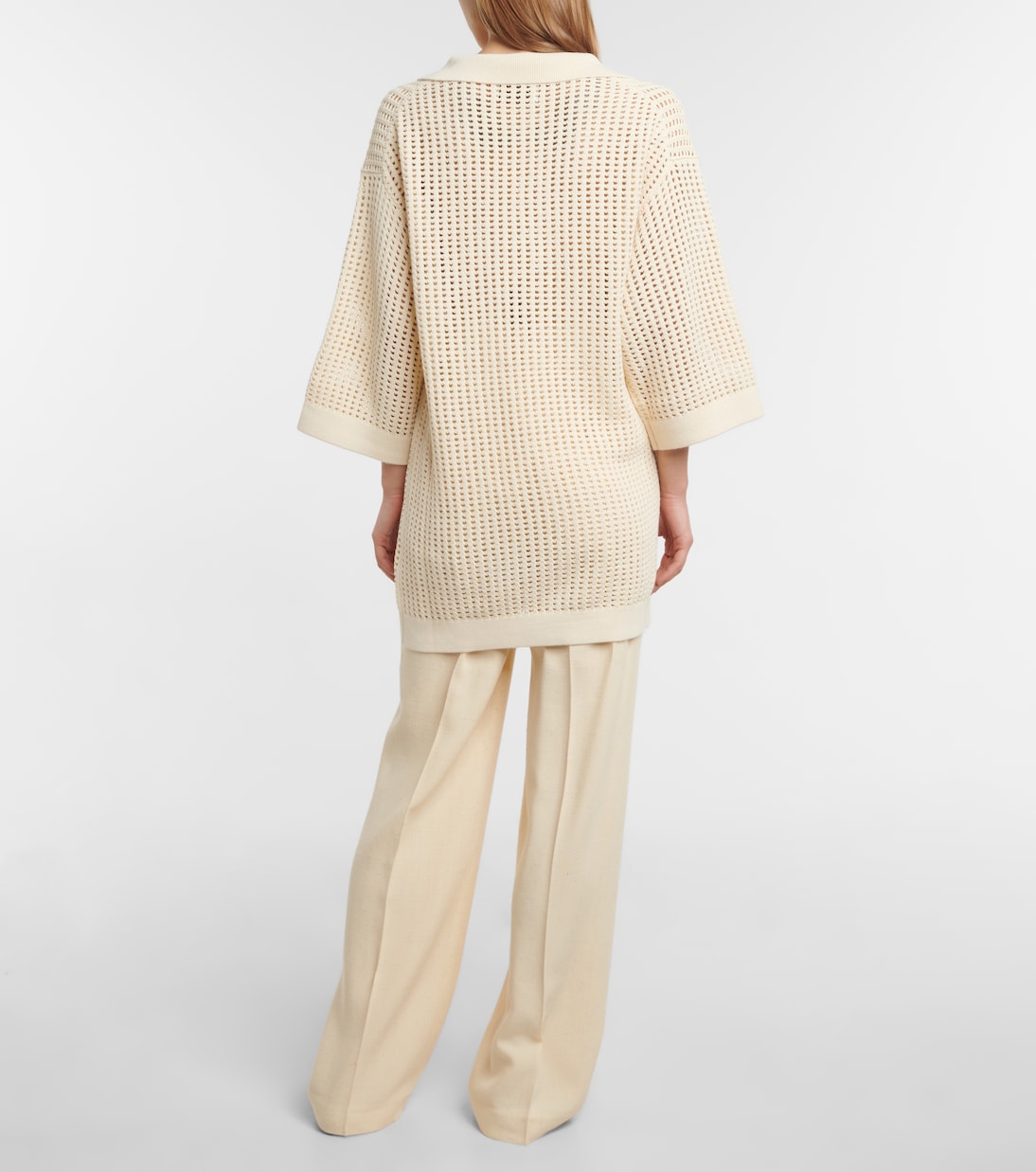 Top Siya aus Häkelstrick | Nanushka