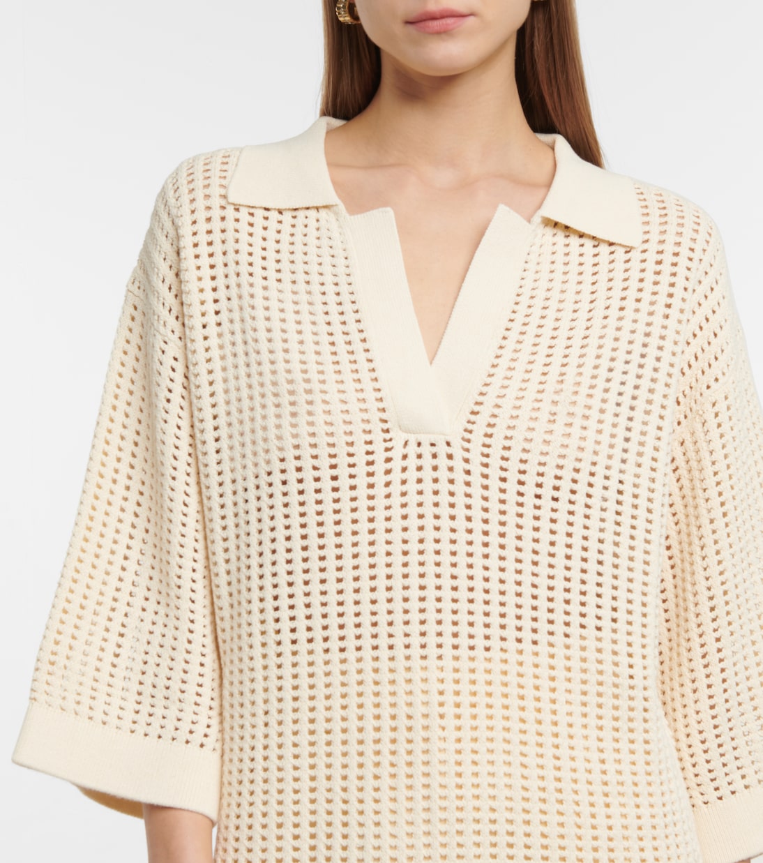 Top Siya aus Häkelstrick | Nanushka