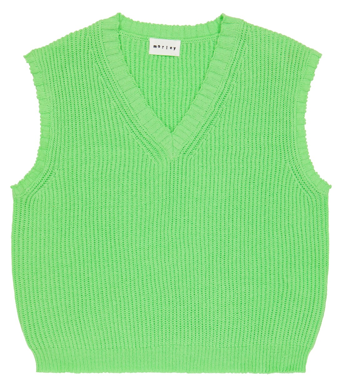 Pelican ribbed-knit sweater vest | Morley