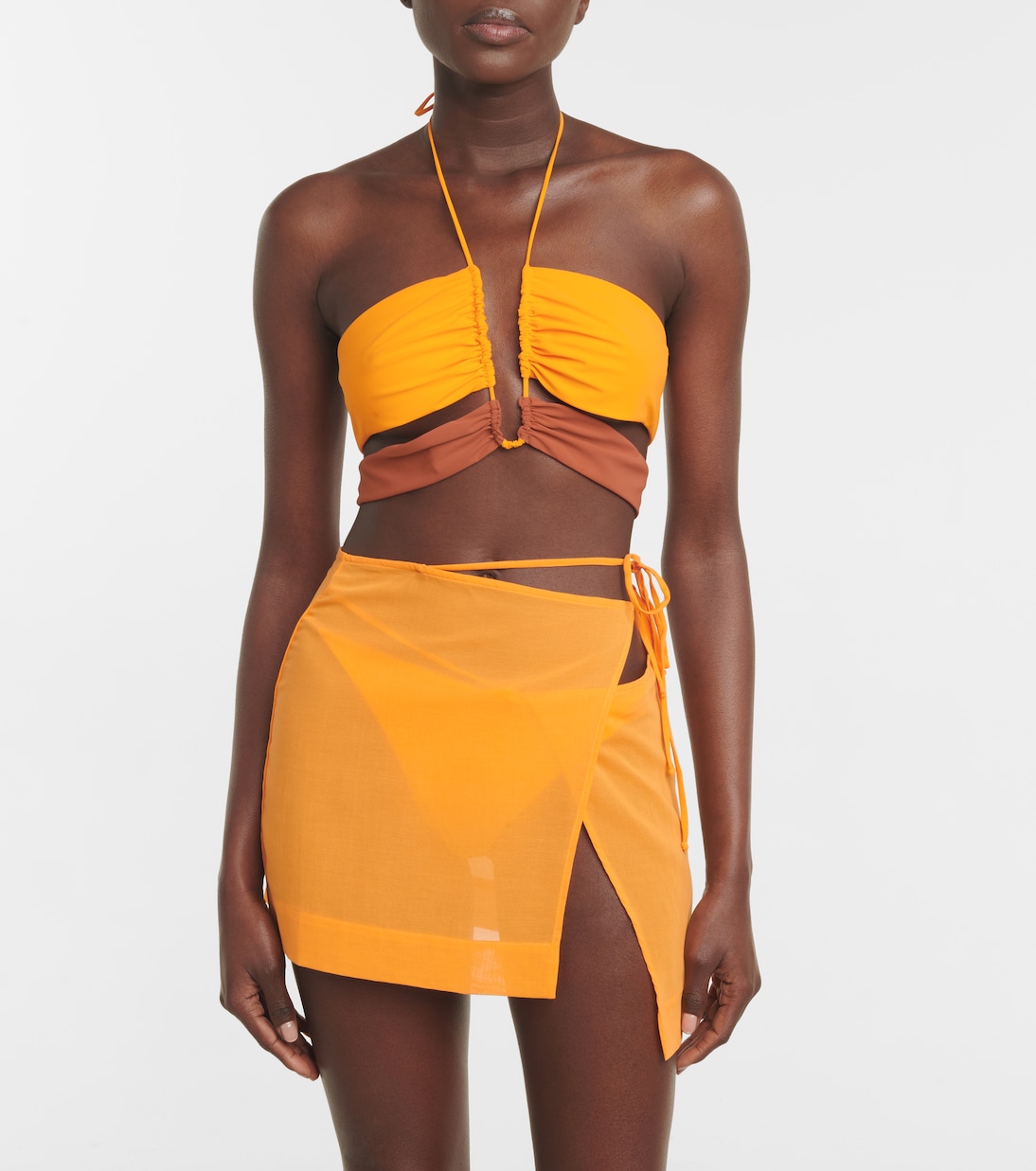 Minirock aus Baumwolle | Nensi Dojaka