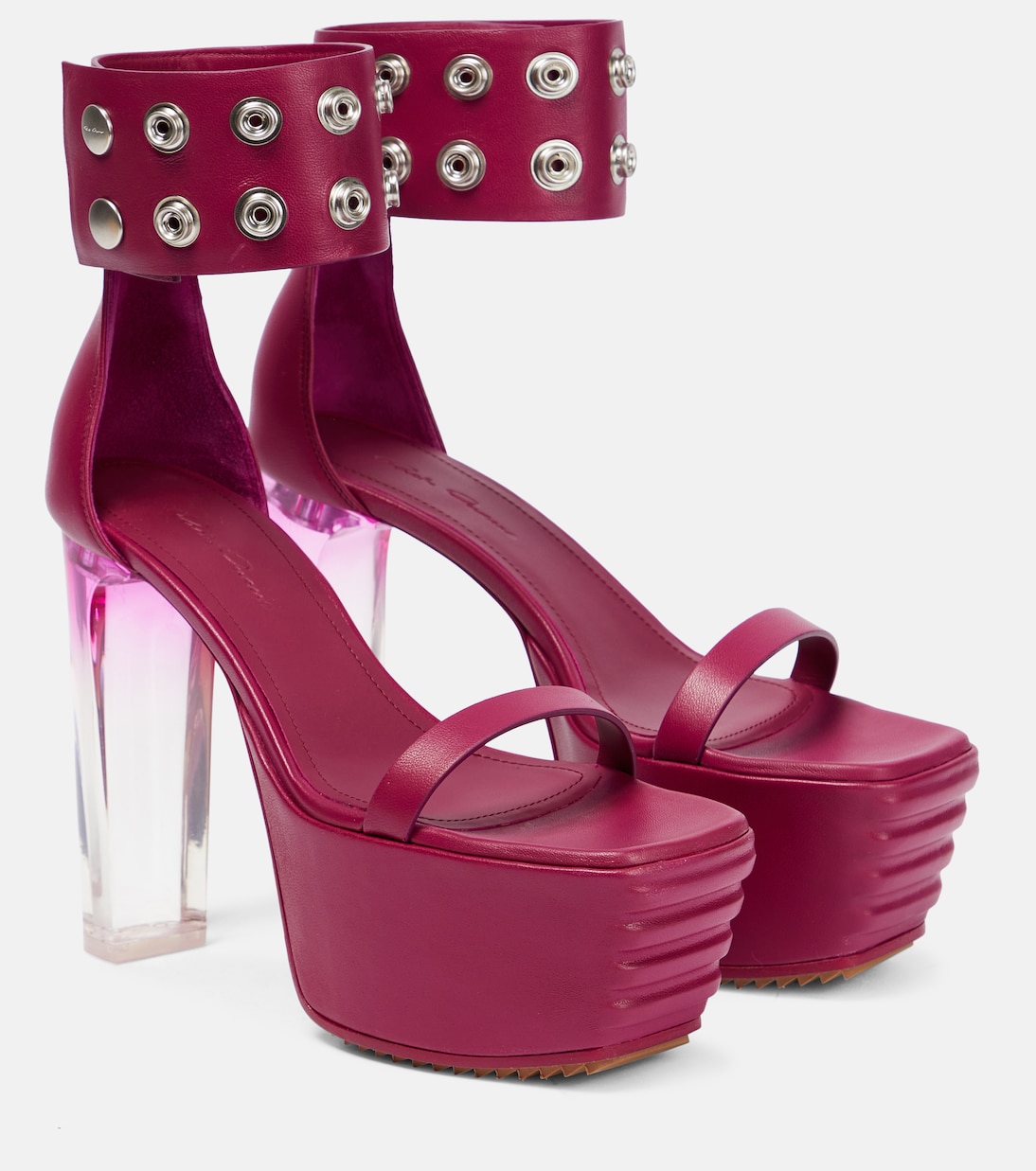 Plateausandalen Minimal aus Leder | Rick Owens