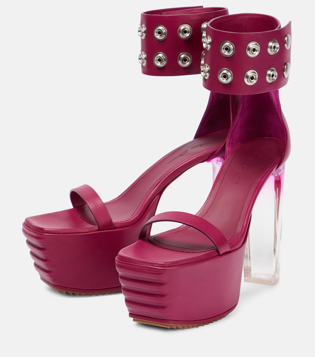 Plateausandalen Minimal aus Leder | Rick Owens