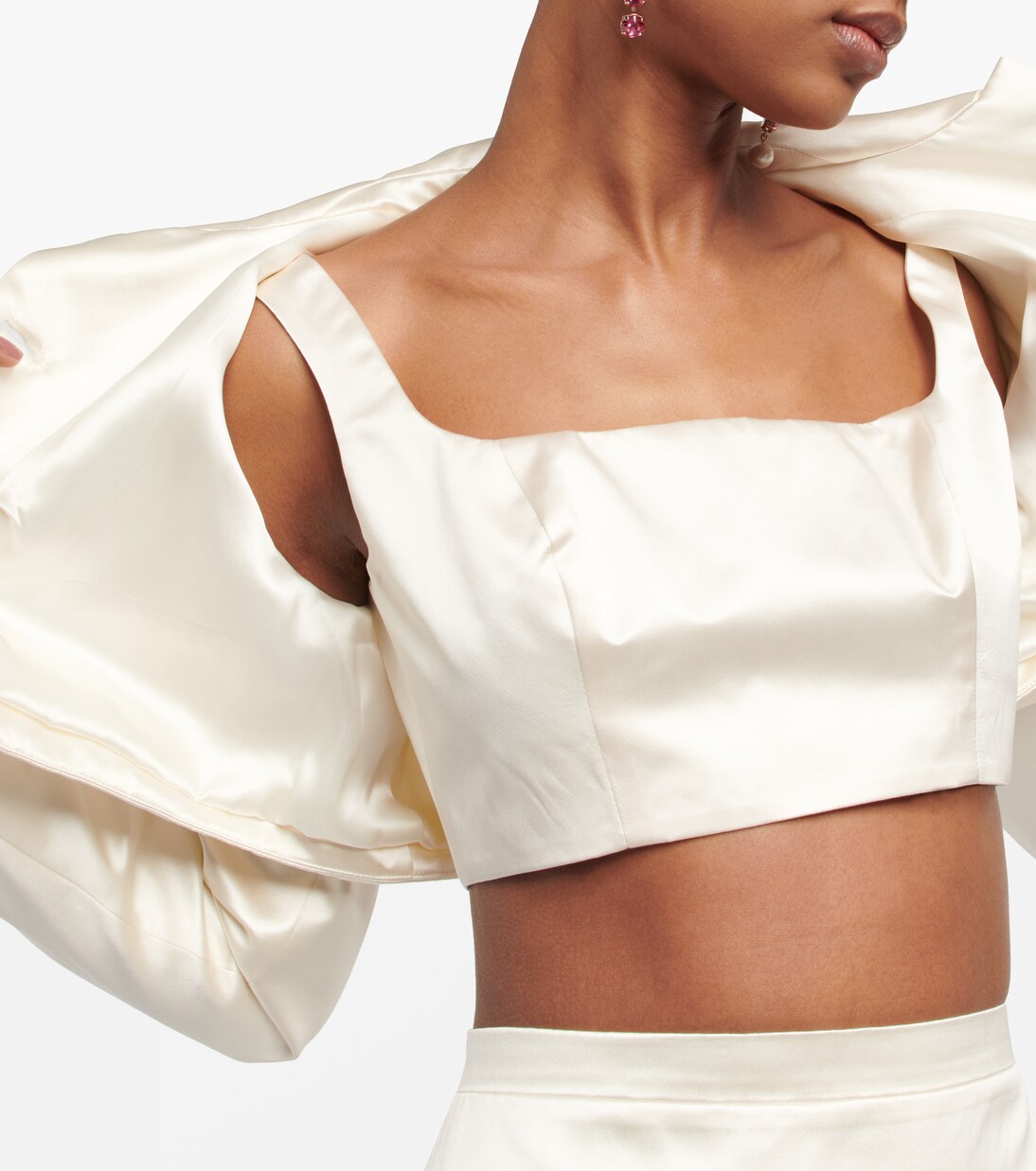 Bridal Set aus Jacke und Top aus Seide | Miss Sohee